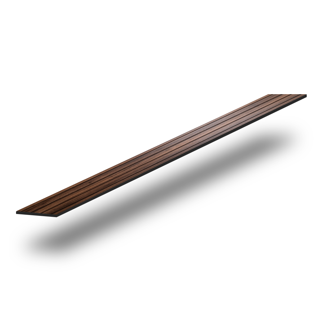 Fluted wall panel in Tree Bark (P26), single panel